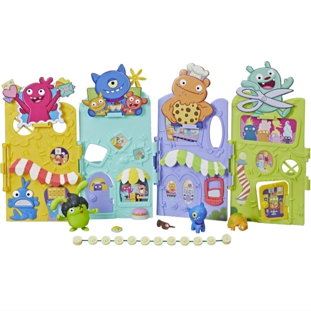 Colorful Playset for Kids ugly dolls activity set green puzzle kids toy figure